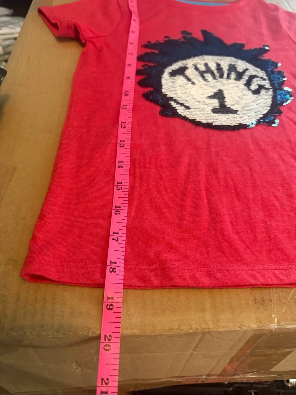The Children's Place Jeans and Red 'Thing 1' Sequin Tee for Kids